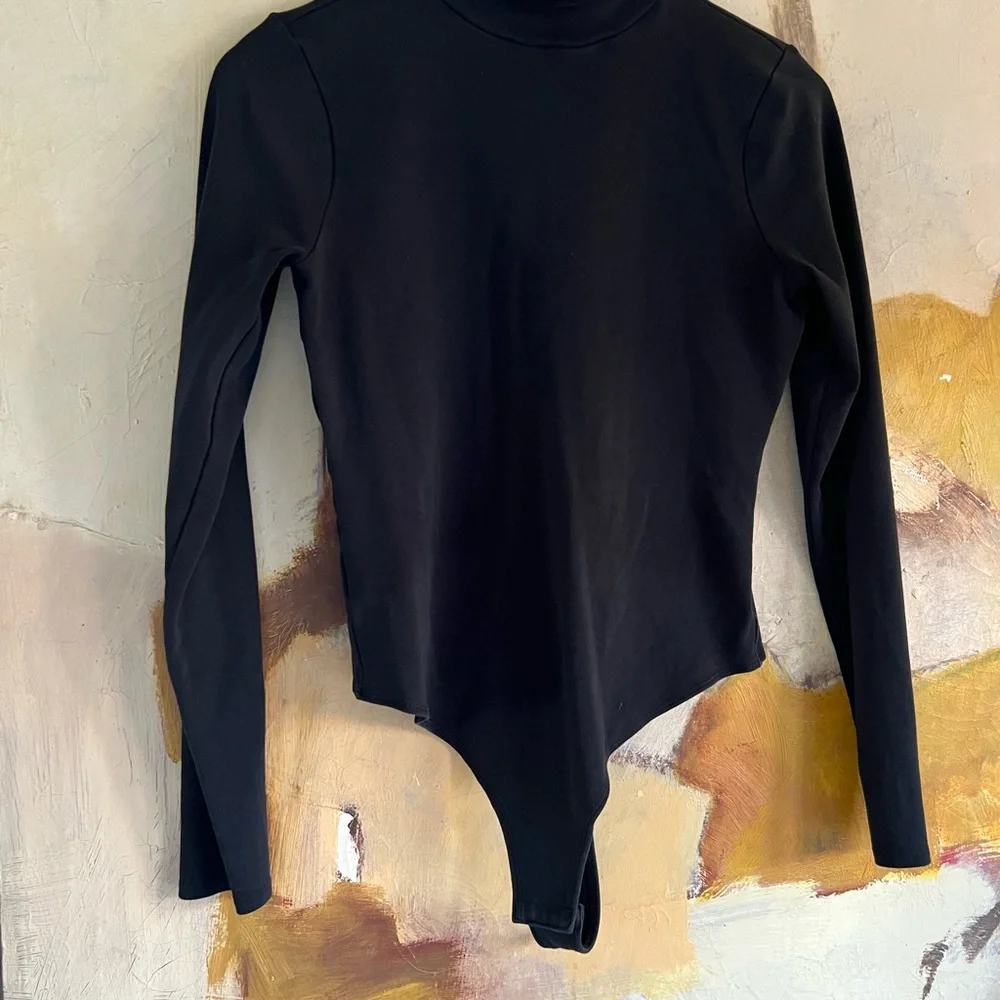 Black Long Sleeve Bodysuit - Picture 4 of 4